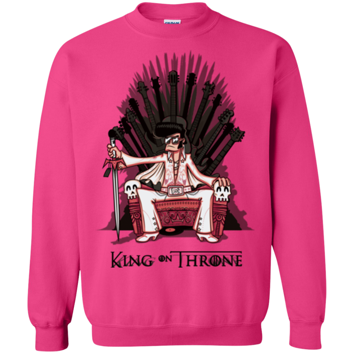 King on Throne Crewneck Sweatshirt