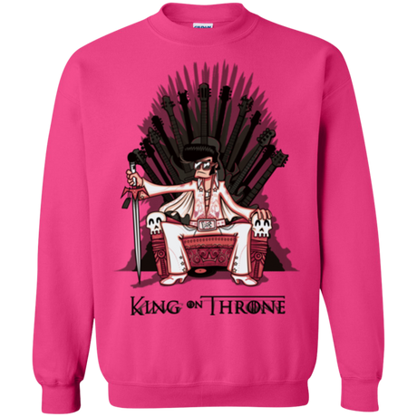 King on Throne Crewneck Sweatshirt