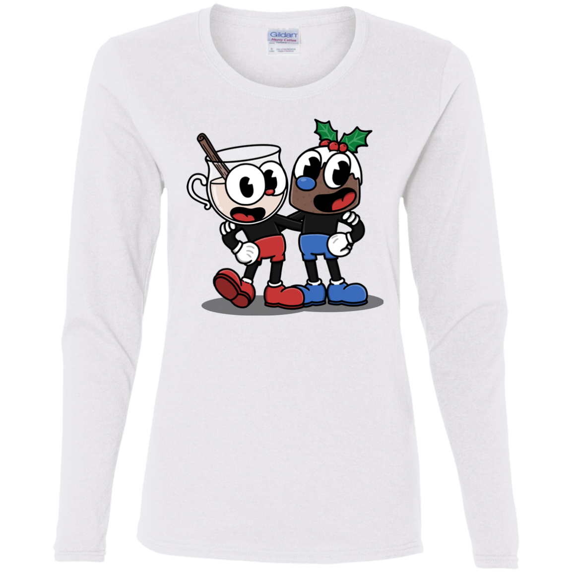 Eggnoghead and Puddingman Women's Long Sleeve T-Shirt