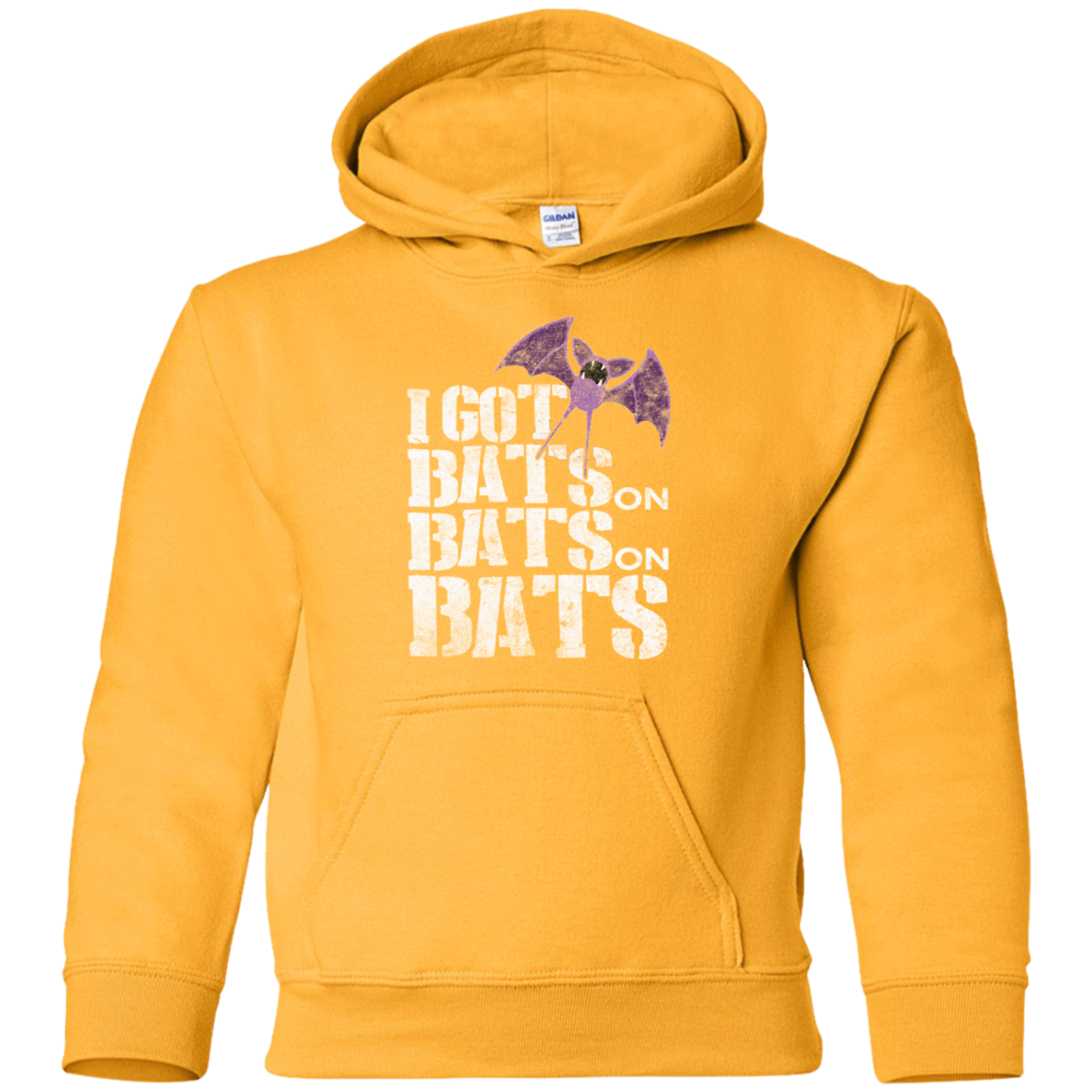 Bats on Bats on Bats Youth Hoodie