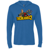 TACOLANDS 2 Triblend Long Sleeve Hoodie Tee