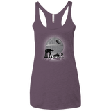 Full Moon Over Empire Women's Triblend Racerback Tank