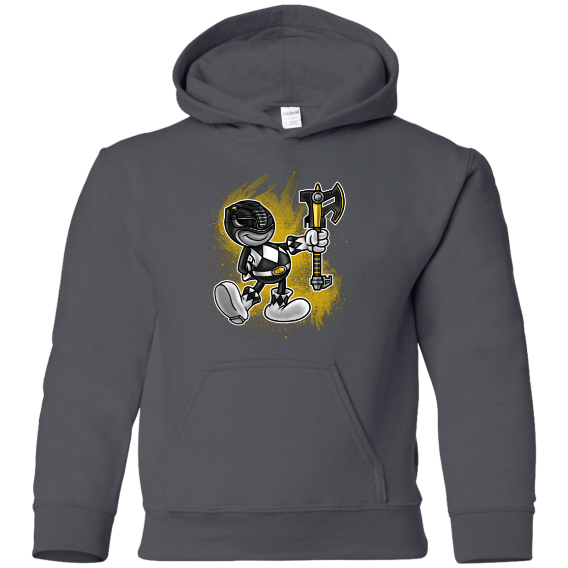 Black Ranger Artwork Youth Hoodie