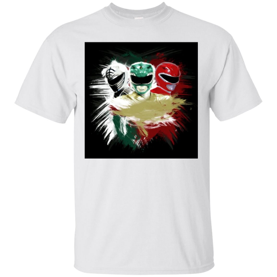 White Green Red T-Shirt