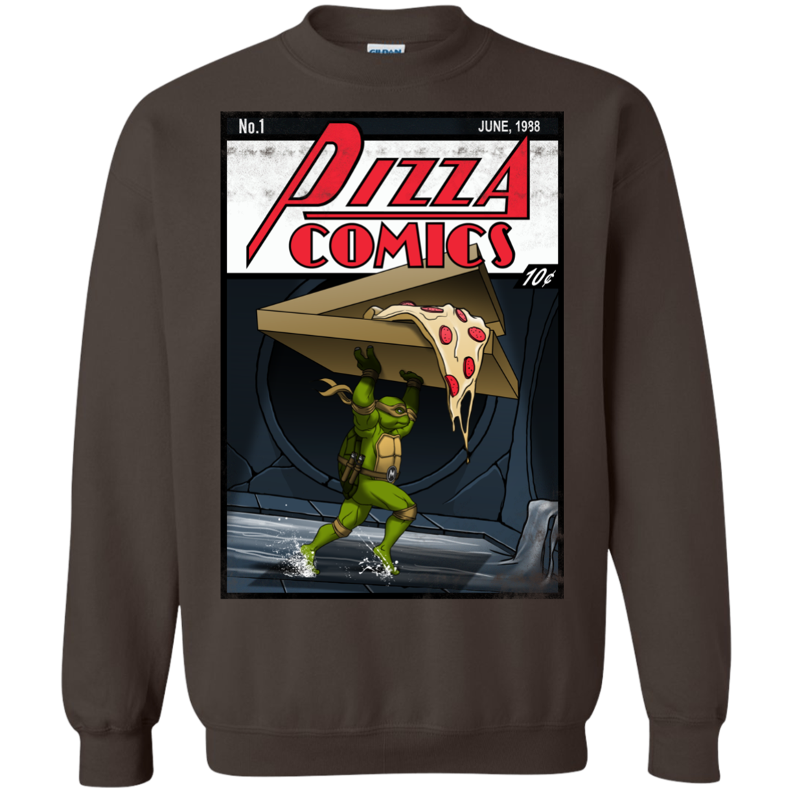 Pizza Comics Crewneck Sweatshirt