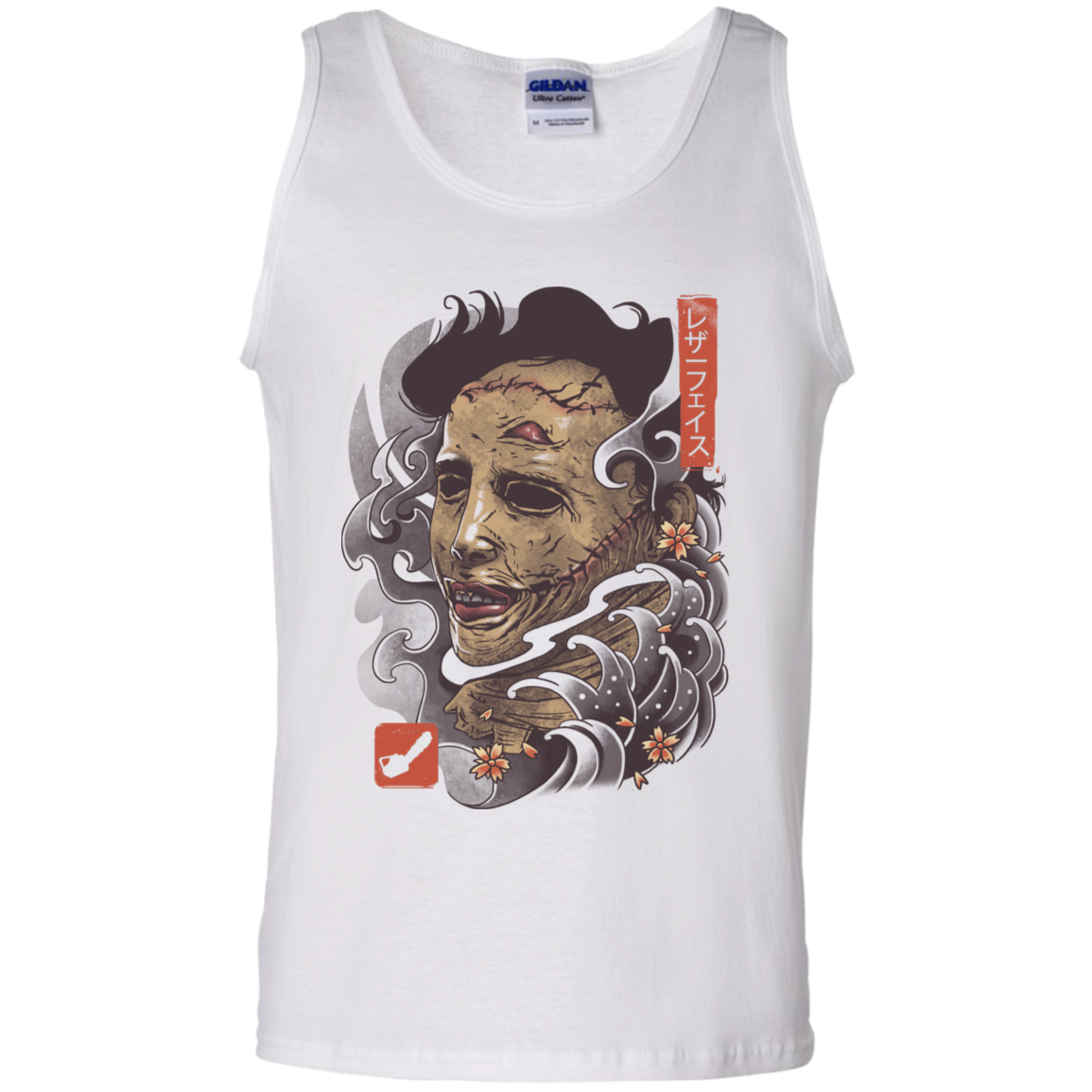 Oni Leather Mask Men's Tank Top