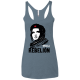 Viva la Rebelion Women's Triblend Racerback Tank