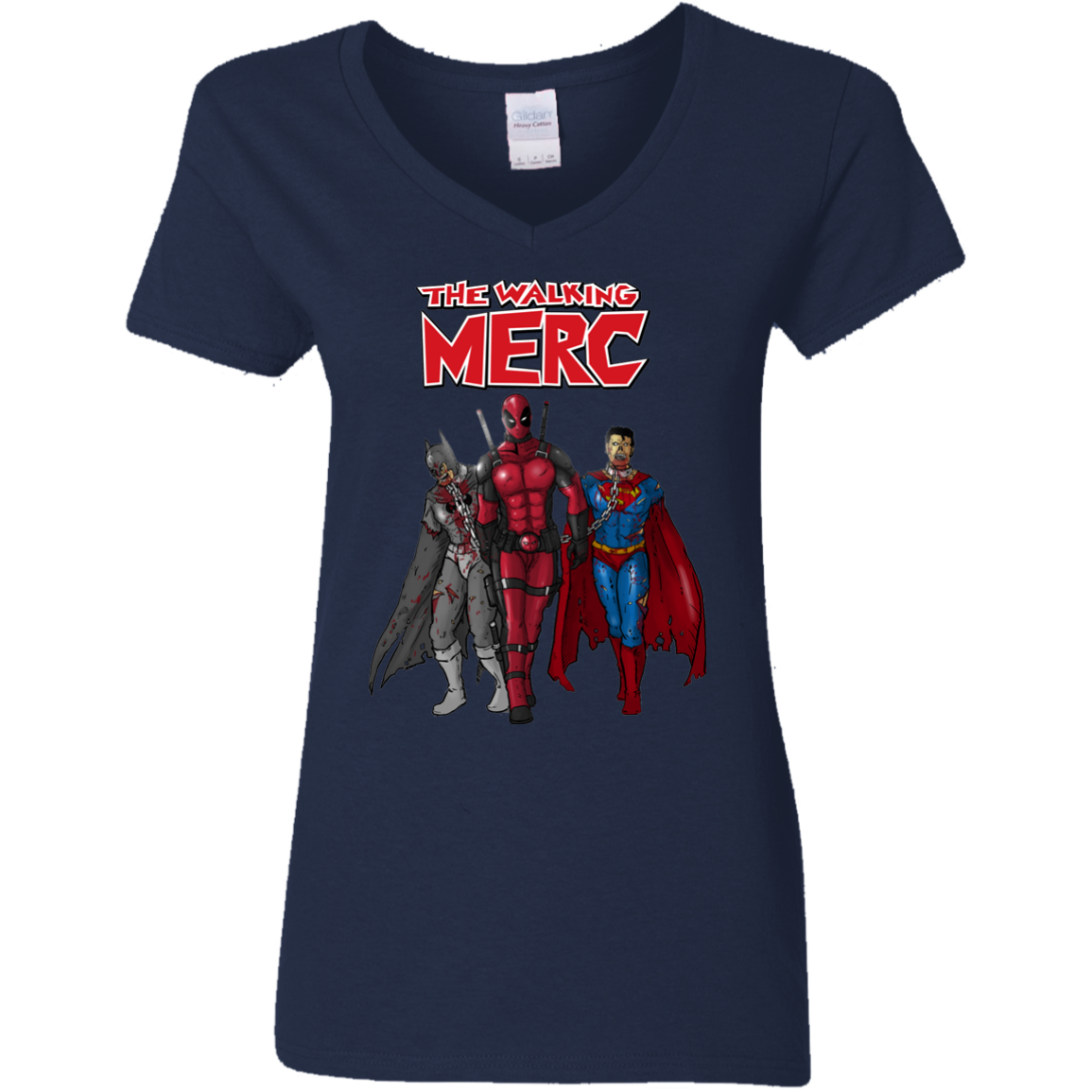 The Walking Merc Women's V-Neck T-Shirt