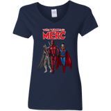 The Walking Merc Women's V-Neck T-Shirt