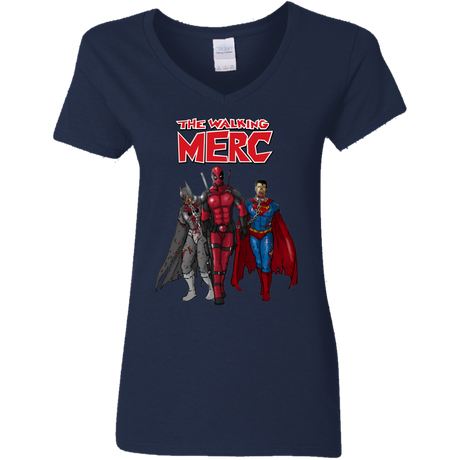 The Walking Merc Women's V-Neck T-Shirt