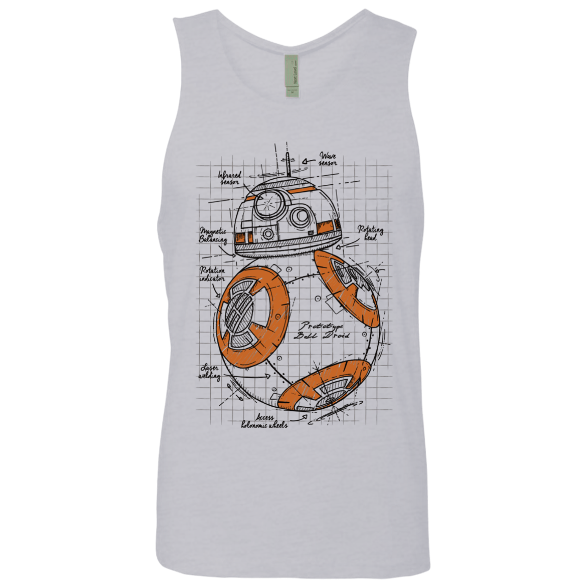 BB-8 Plan Men's Premium Tank Top