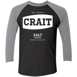 Crait Saxa Salt Men's Triblend 3/4 Sleeve