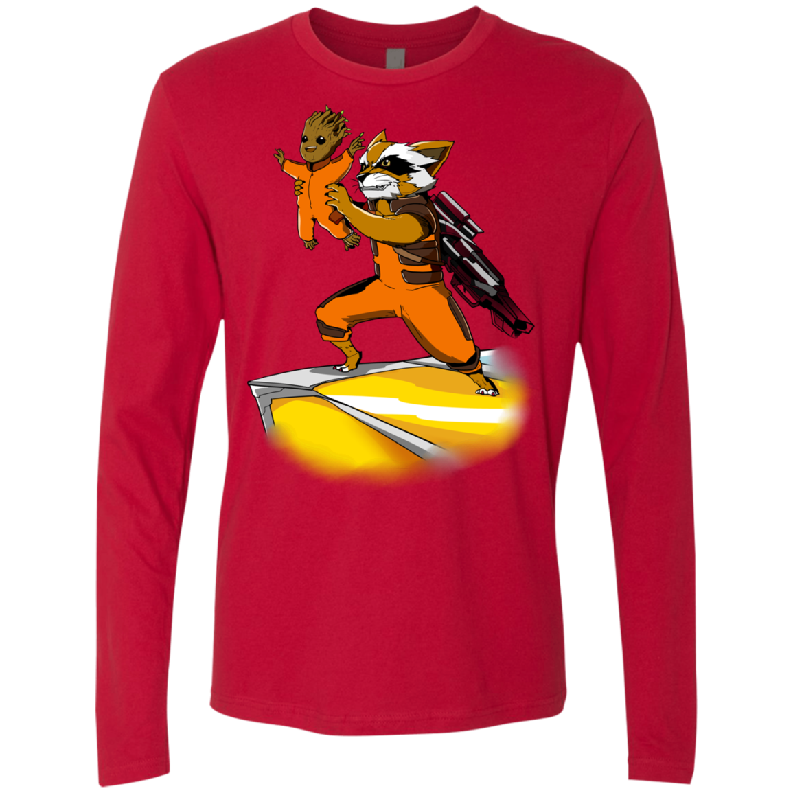 Baby Groot Men's Premium Long Sleeve