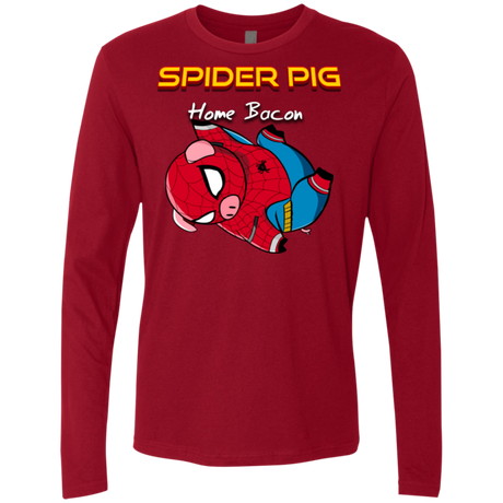 Spider Pig Hanging Men's Premium Long Sleeve