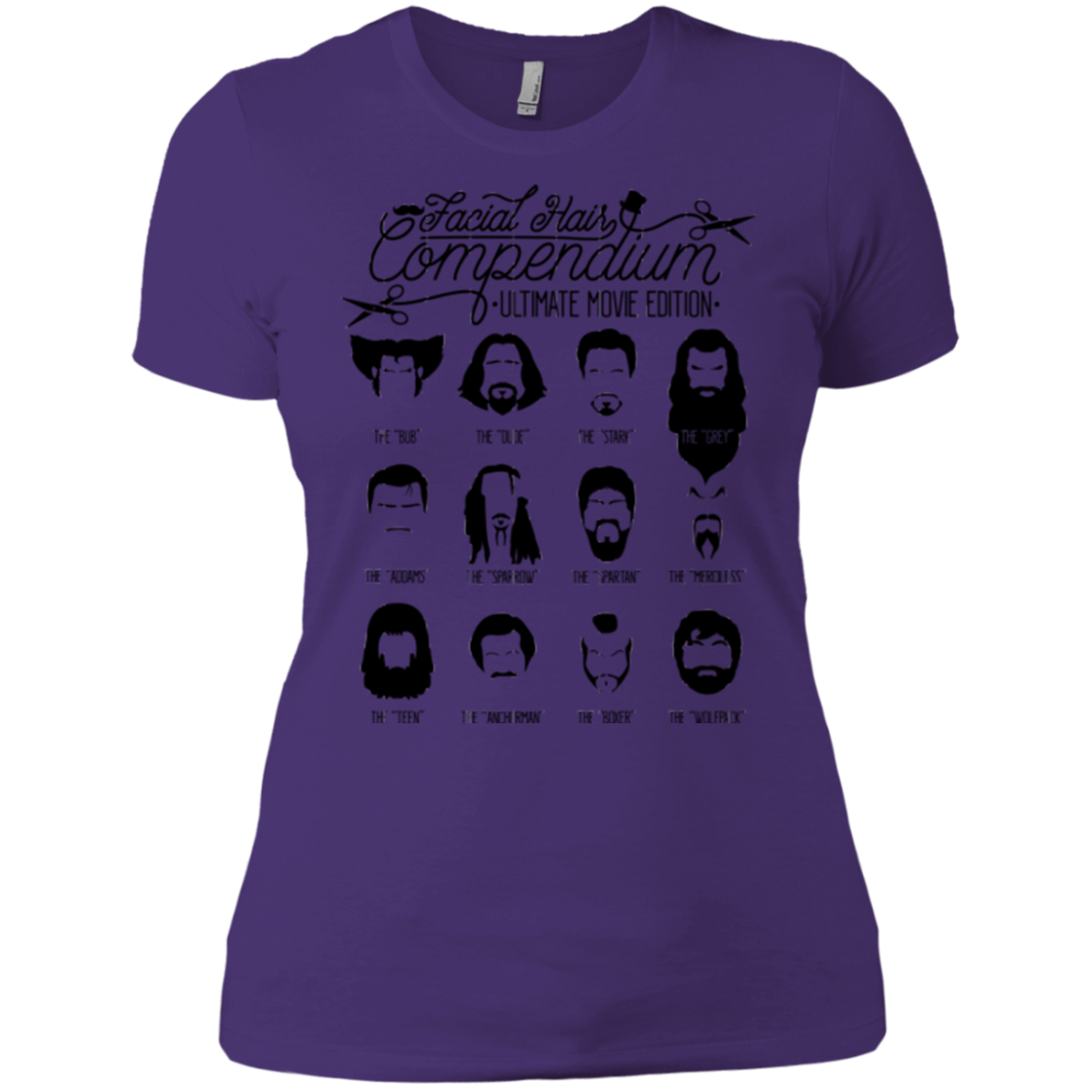 The Movie Facial Hair Compendium Women's Premium T-Shirt