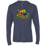 Ron & Tom Triblend Long Sleeve Hoodie Tee