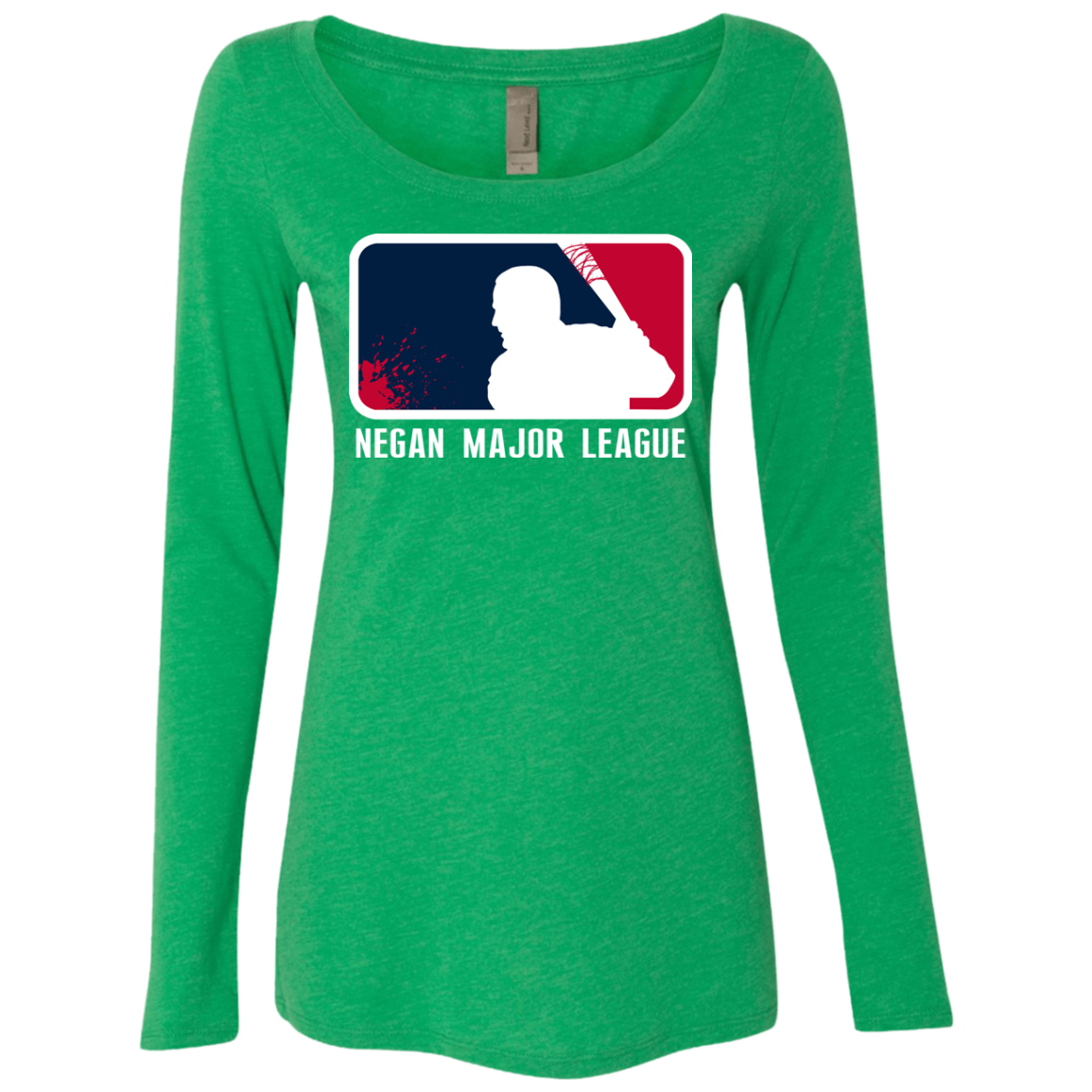 Negan Mayor League Women's Triblend Long Sleeve Shirt