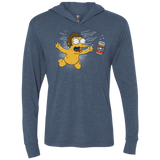 Duffmind Triblend Long Sleeve Hoodie Tee