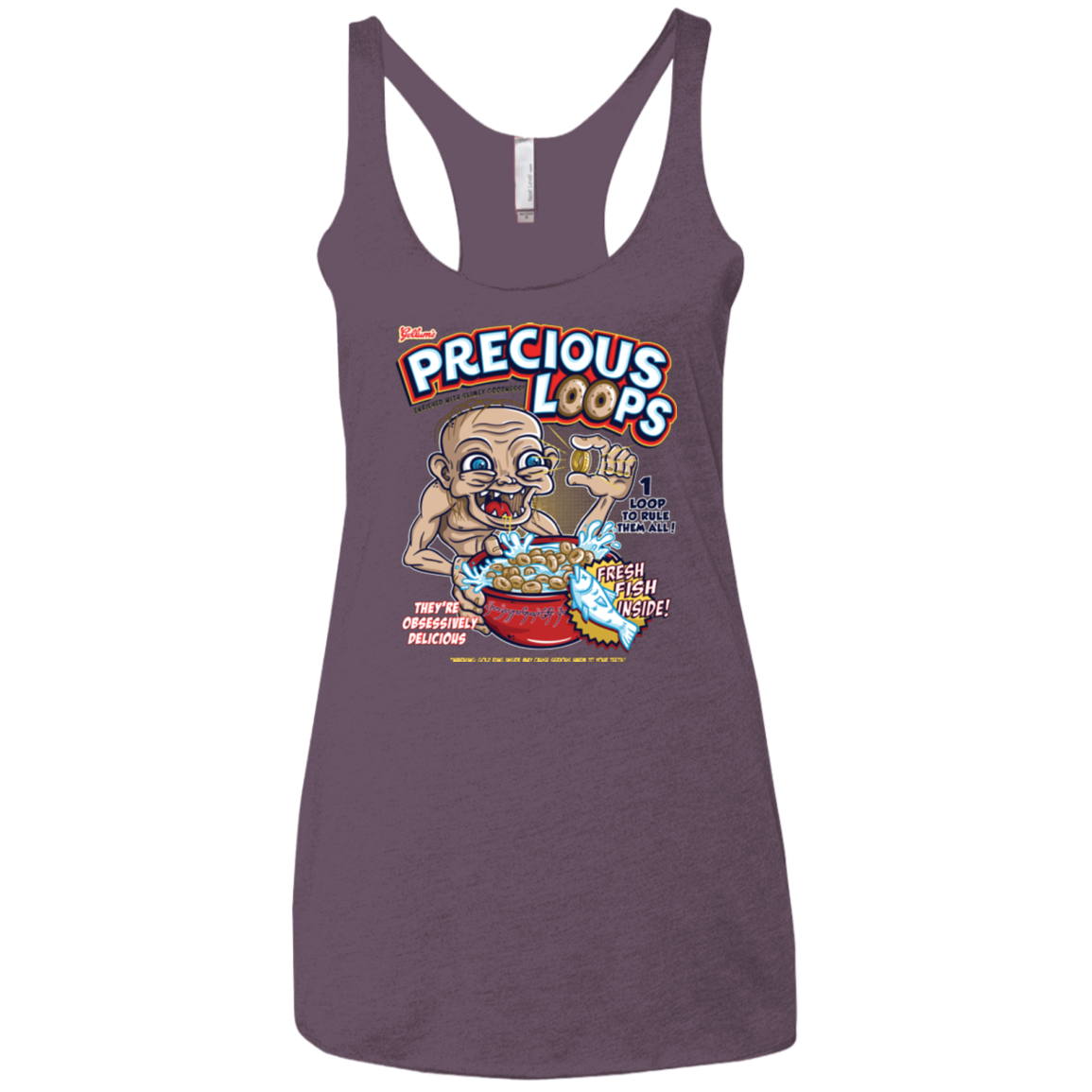 Precious Loops Women's Triblend Racerback Tank