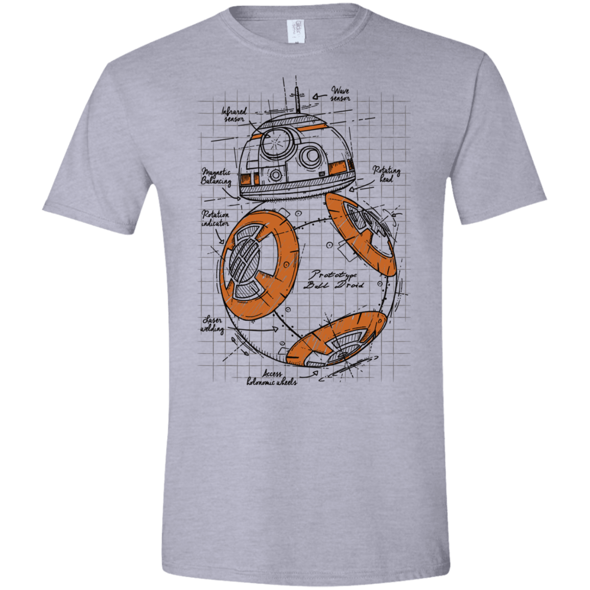 BB-8 Plan Men's Semi-Fitted Softstyle