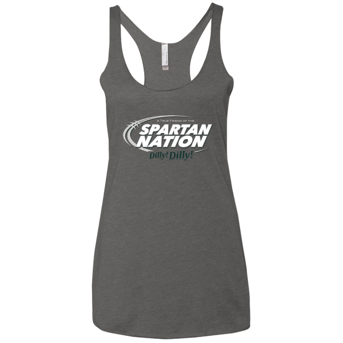 Michigan State Dilly Dilly Women's Triblend Racerback Tank