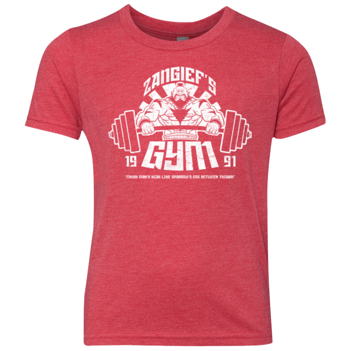 Zangief Gym Youth Triblend T-Shirt