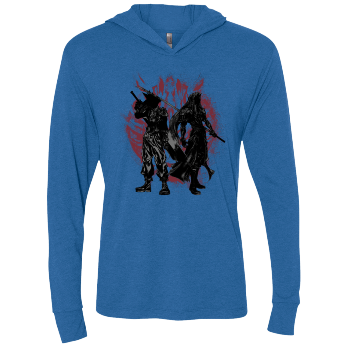 Born Enemies Triblend Long Sleeve Hoodie Tee