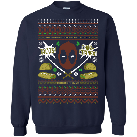 Ugly Deadpool Crewneck Sweatshirt