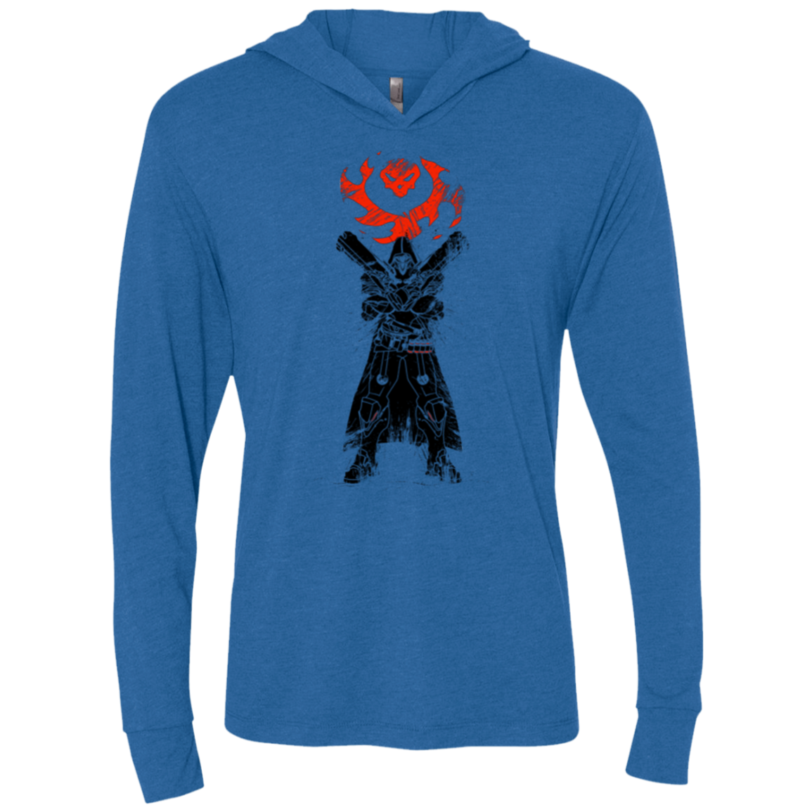 TRADITIONAL REAPER Triblend Long Sleeve Hoodie Tee