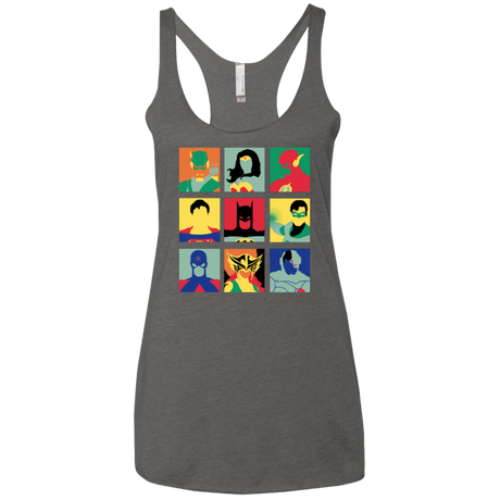 Justice Pop Women's Triblend Racerback Tank