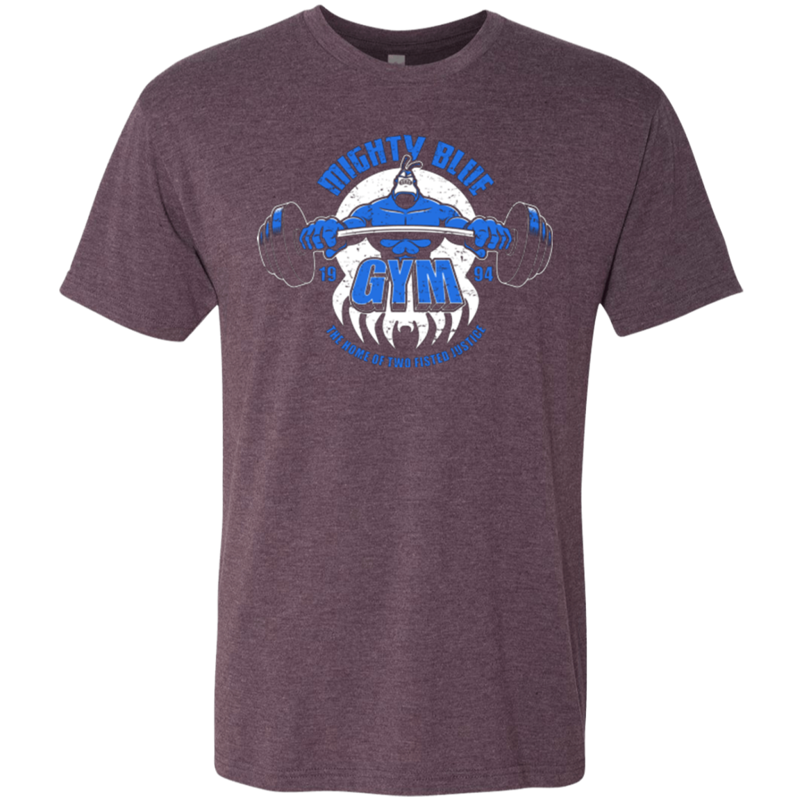 Mighty Blue Gym Men's Triblend T-Shirt