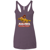 Man Child Women's Triblend Racerback Tank