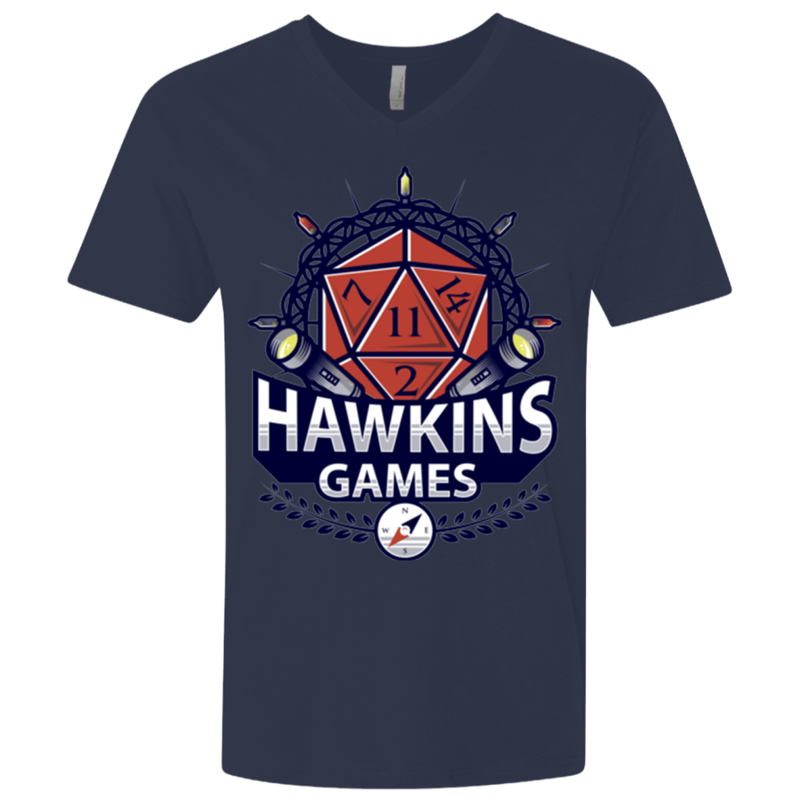 Hawkins Games Men's Premium V-Neck