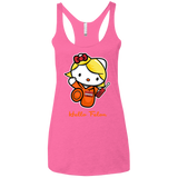 Orange is the New Cat Women's Triblend Racerback Tank