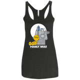 Peanut Wars Women's Triblend Racerback Tank