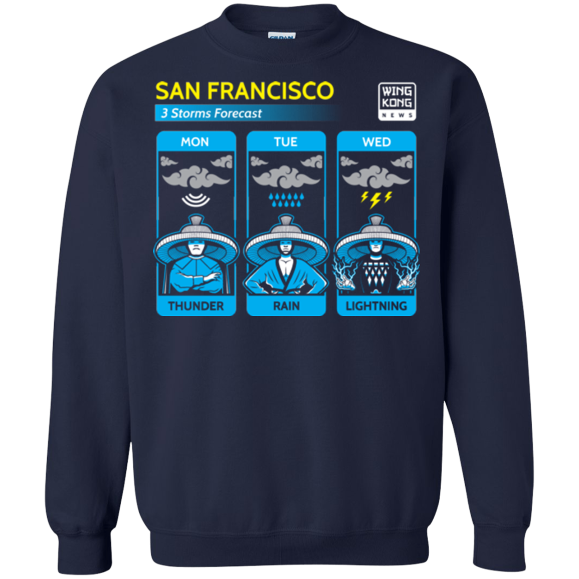 Three Storms Crewneck Sweatshirt