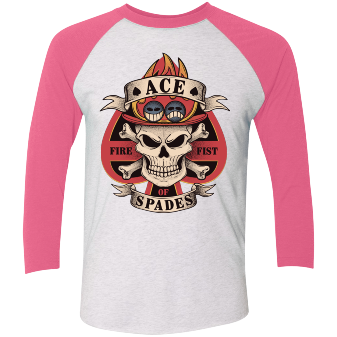 Ace of Spades Triblend 3/4 Sleeve