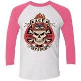 Ace of Spades Triblend 3/4 Sleeve