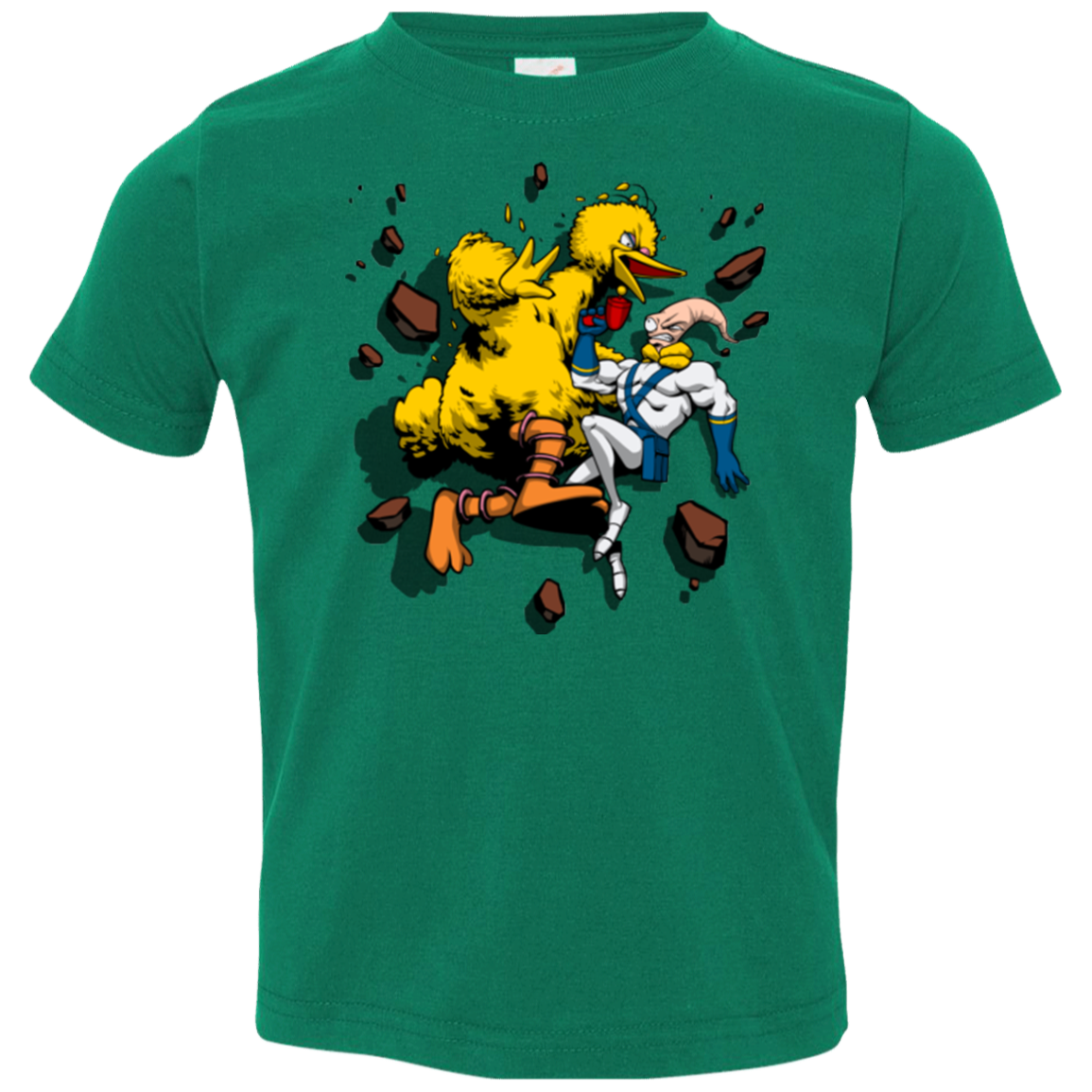 Big Bird and Worm Toddler Premium T-Shirt