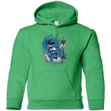 Blue Ranger Artwork Youth Hoodie