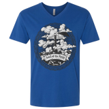 Vintage Mordor Tower Men's Premium V-Neck