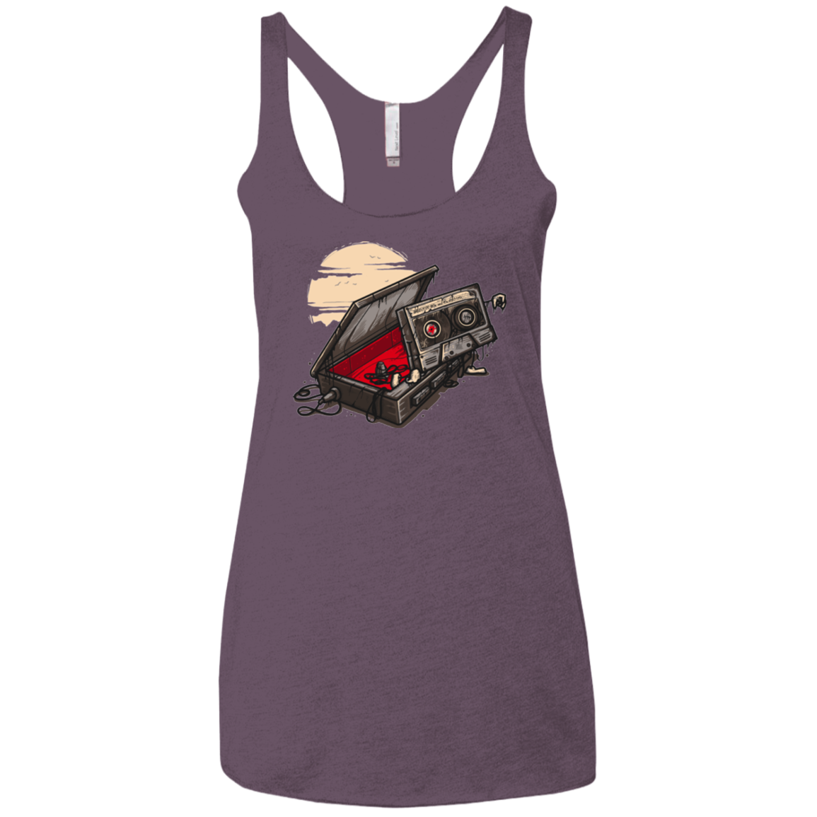 Dead Man Walkman Women's Triblend Racerback Tank