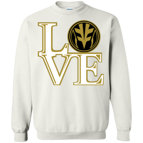 White Ranger LOVE Crewneck Sweatshirt