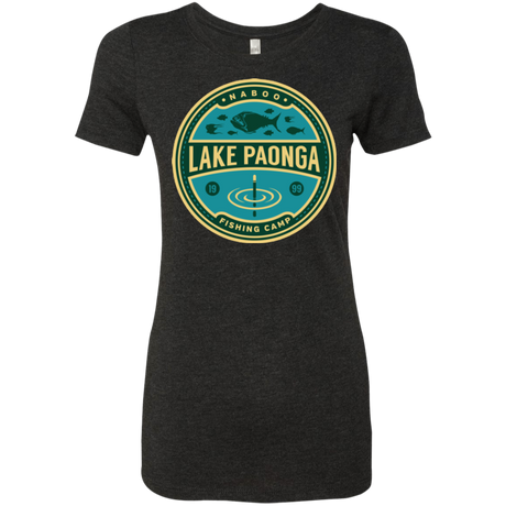 Lake Paonga Fishing Camp Women's Triblend T-Shirt