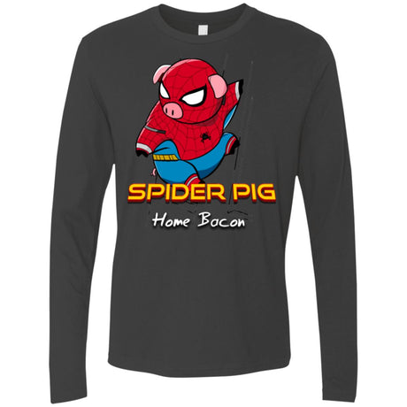 Spider Pig Build Line Men's Premium Long Sleeve