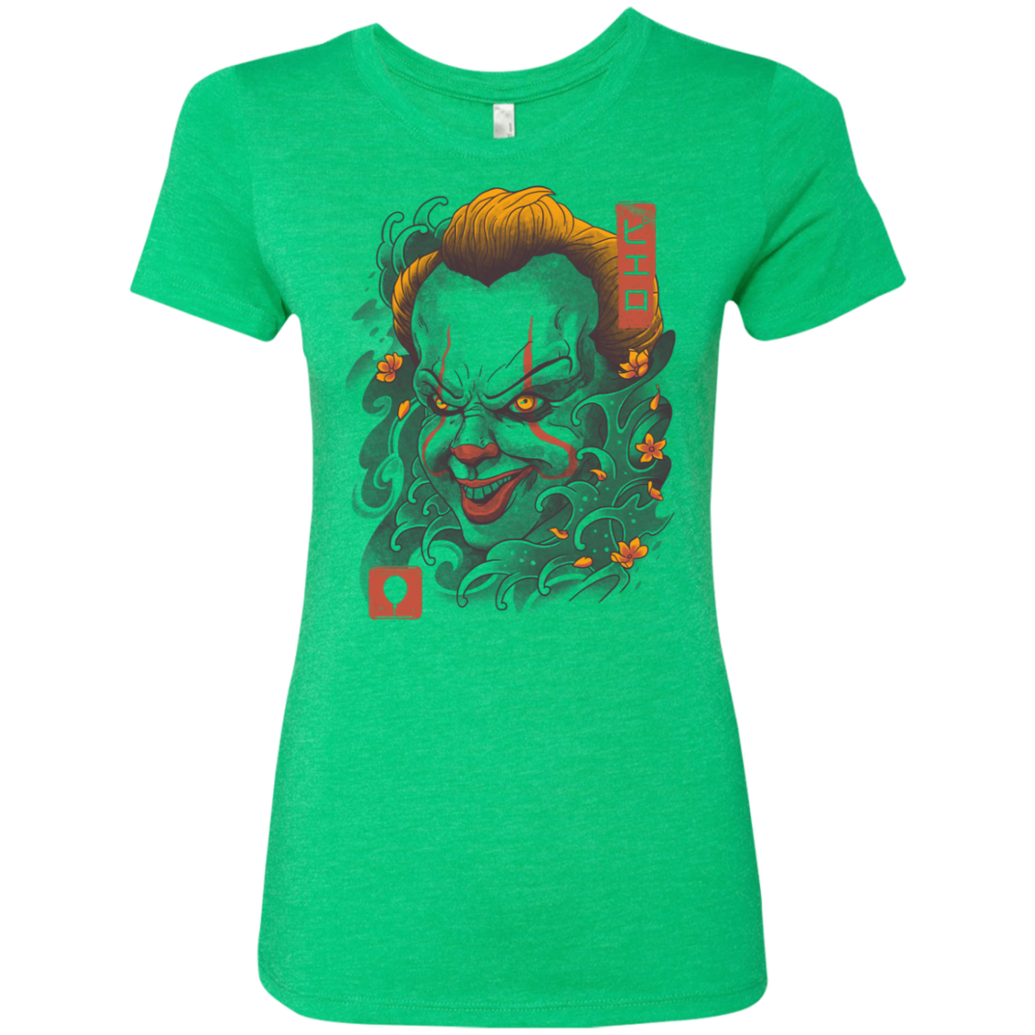 Oni Clown Mask Women's Triblend T-Shirt