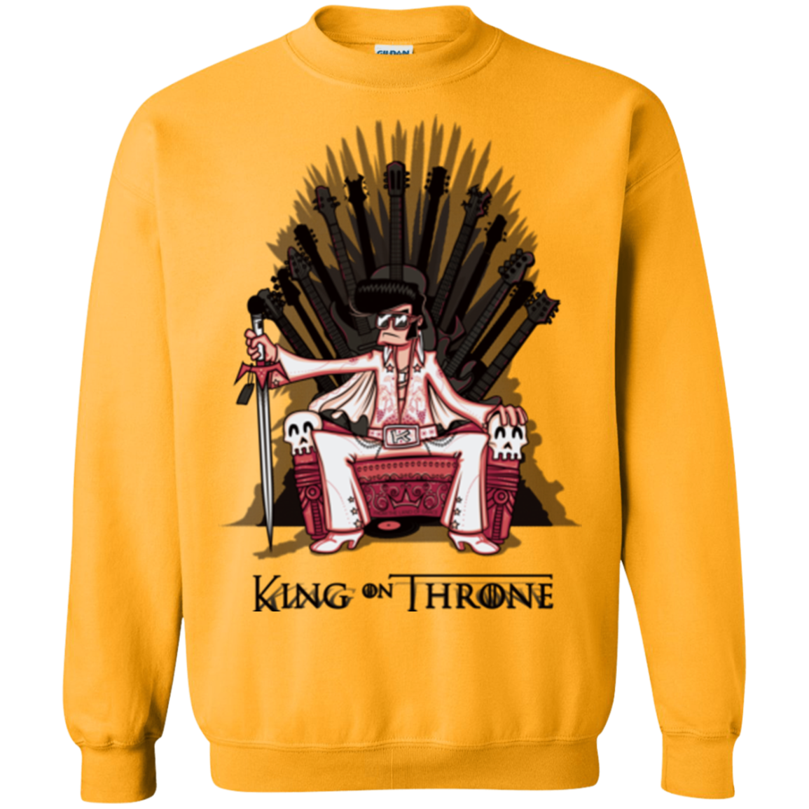 King on Throne Crewneck Sweatshirt