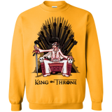 King on Throne Crewneck Sweatshirt