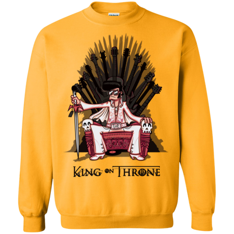 King on Throne Crewneck Sweatshirt