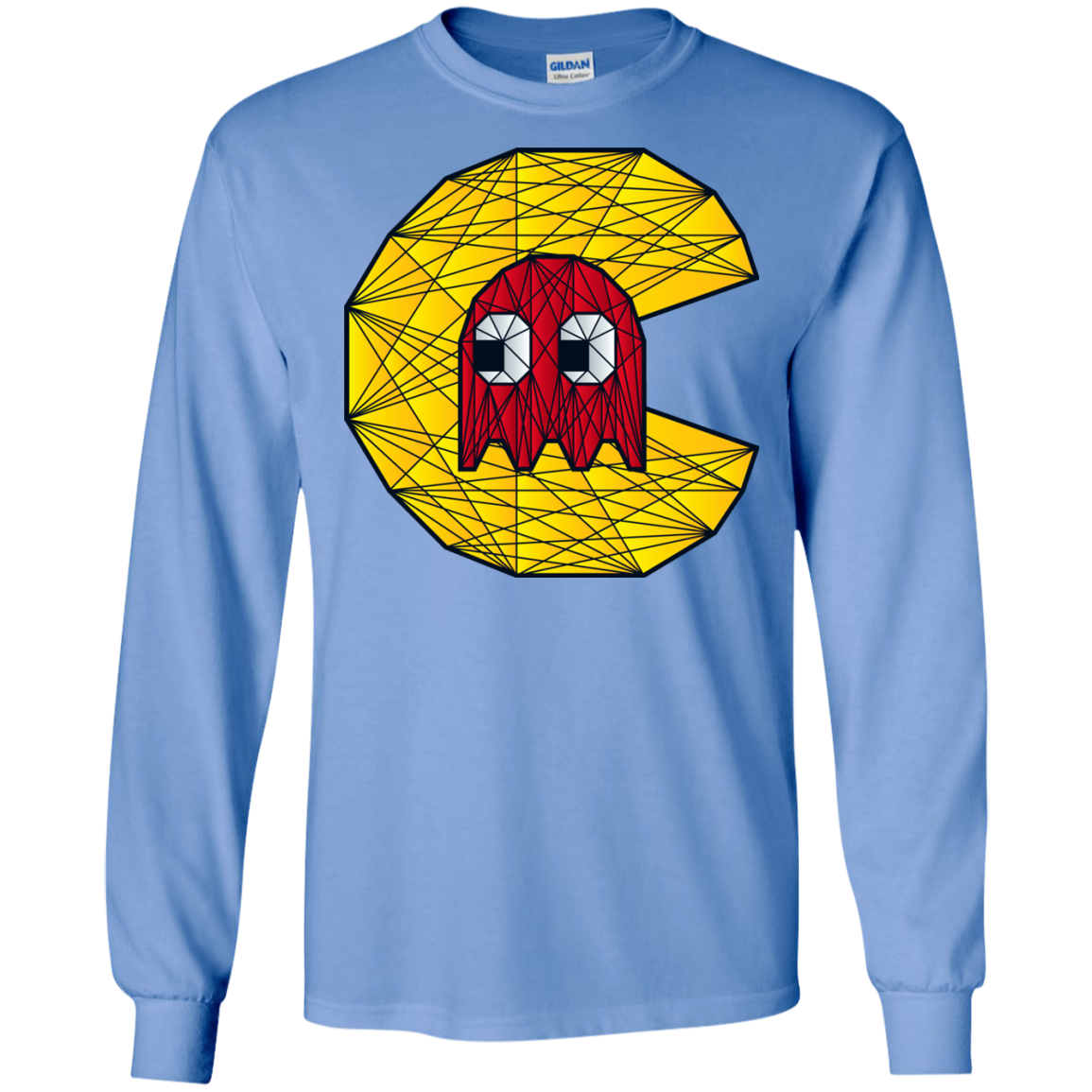 Poly Pac Man Men's Long Sleeve T-Shirt